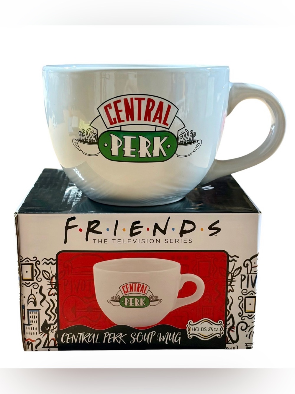 Friends Central Perk Large 24oz Soup Coffee Tea Mug
